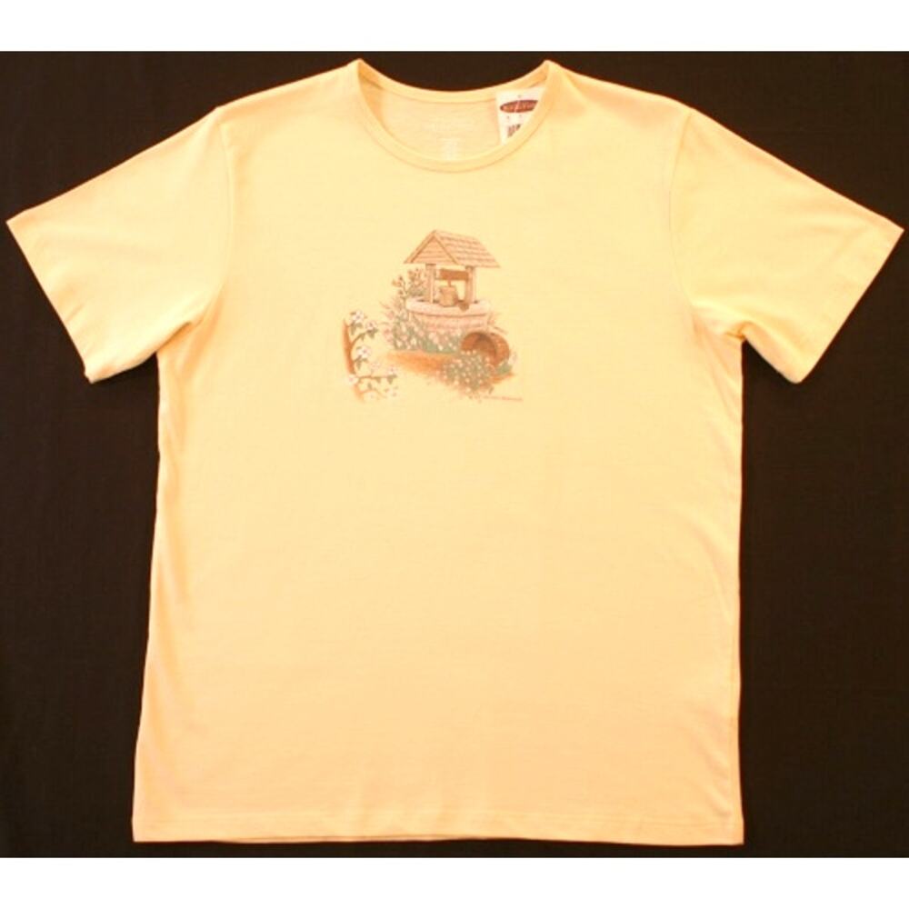 Northern Reflections TShirt XS Yellow Wishing Well NOS w/Tag